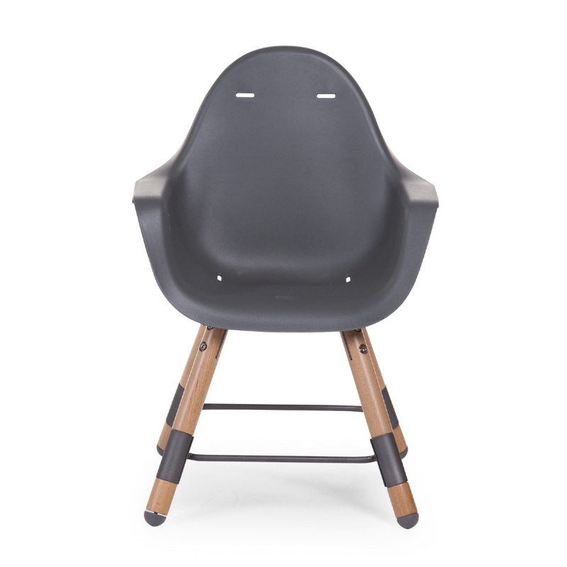 Childhome Seggiolone Evolu 2 in 1 Legno/Antracite