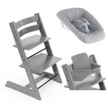 Stokke Promo Tripp Trapp Storm Grey con Newborn e Baby Set