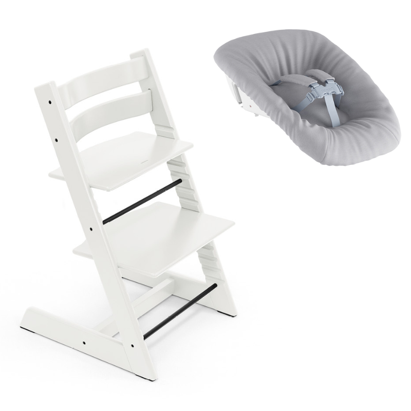 Stokke Promo Tripp Trapp Bianco con Newborn