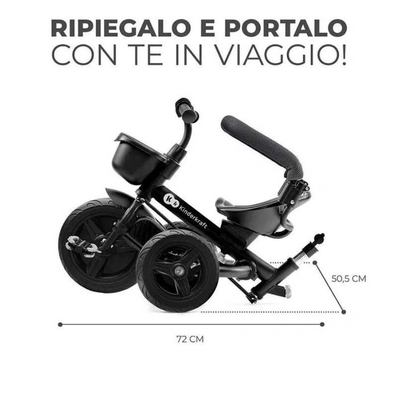 Kinderkraft Triciclo Aveo Malachite Grey