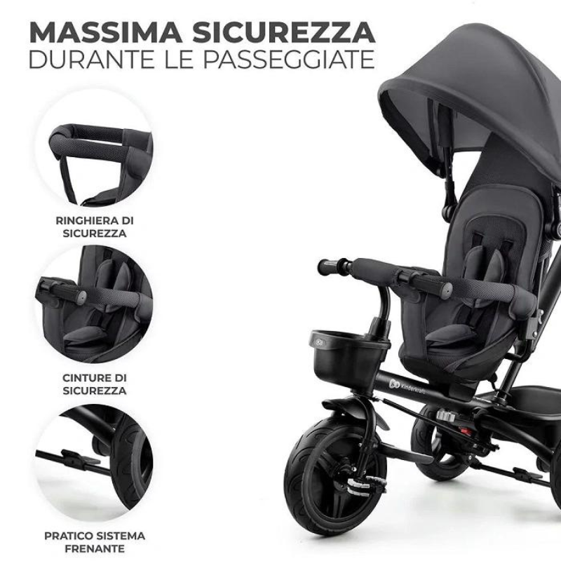 Kinderkraft Triciclo Aveo Malachite Grey