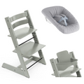 Stokke Promo Tripp Trapp Glacier green con Newborn e Baby set