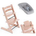 Stokke Promo Tripp Trapp Serene Pink con Newborn e Baby Set