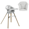 Stokke Clikk Cloud Grey con cuscino omaggio Nordic Grey