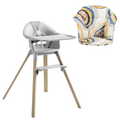 Stokke Clikk Cloud Grey con cuscino omaggio Multicircles
