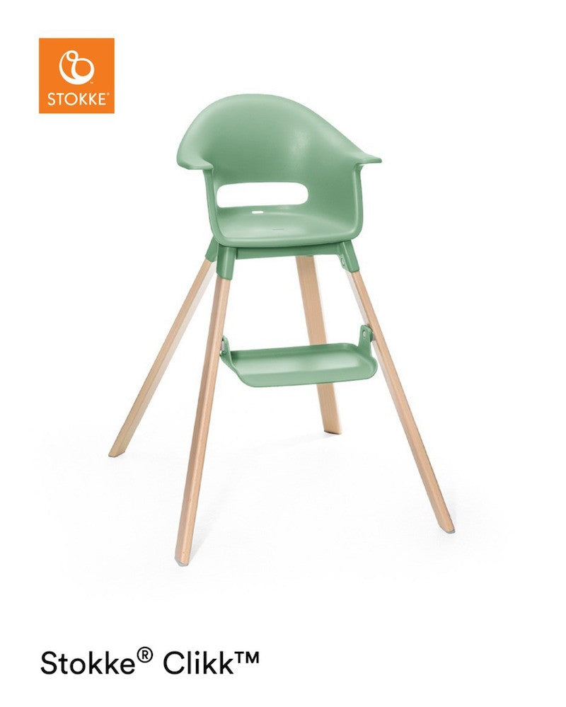 Stokke Clikk Clover Green con cuscino omaggio Multicircles