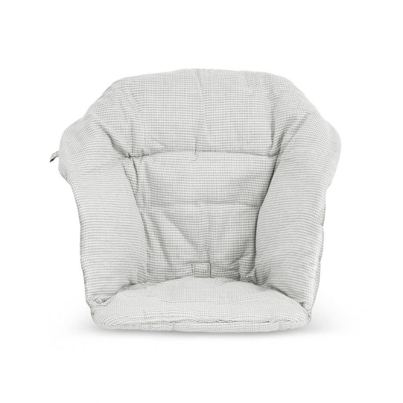 Stokke Clikk Fjord Blue con cuscino omaggio Nordic Grey