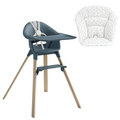 Stokke Clikk Fjord Blue con cuscino omaggio Blueberry Boat