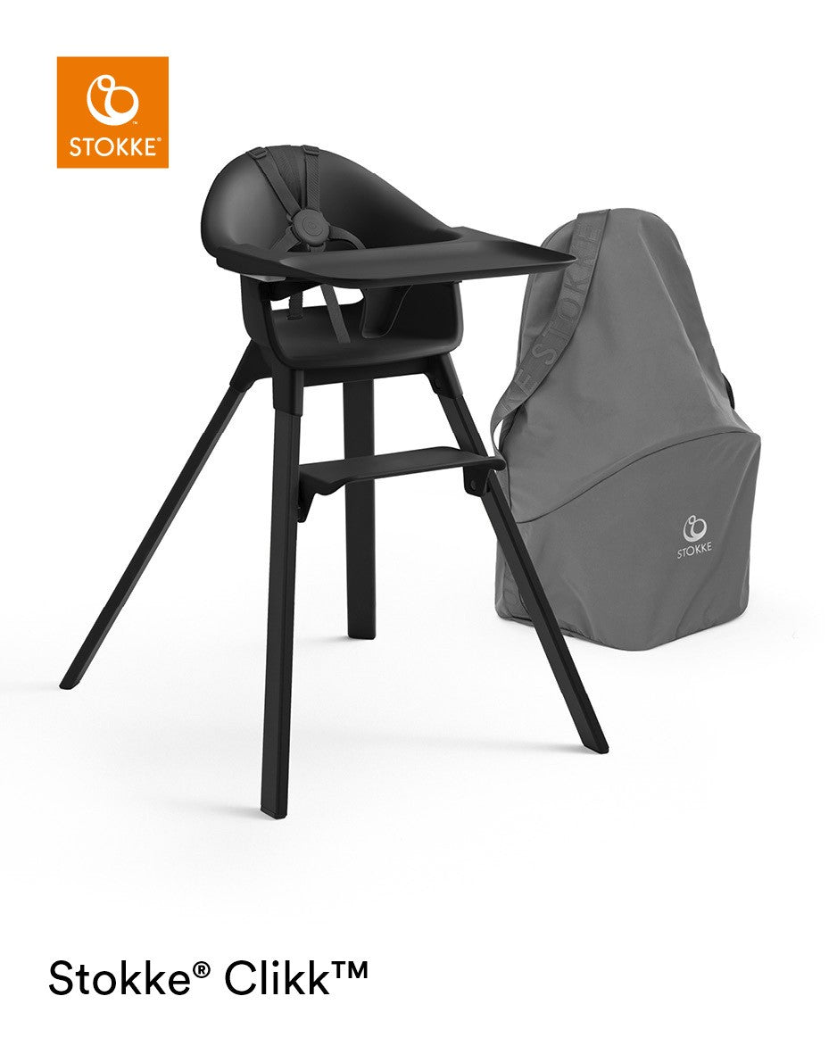 Stokke Clikk Midnight Black con cuscino omaggio Multicircles