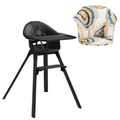 Stokke Clikk Midnight Black con cuscino omaggio Multicircles