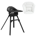 Stokke Clikk Midnight Black con cuscino omaggio Blueberry Boat
