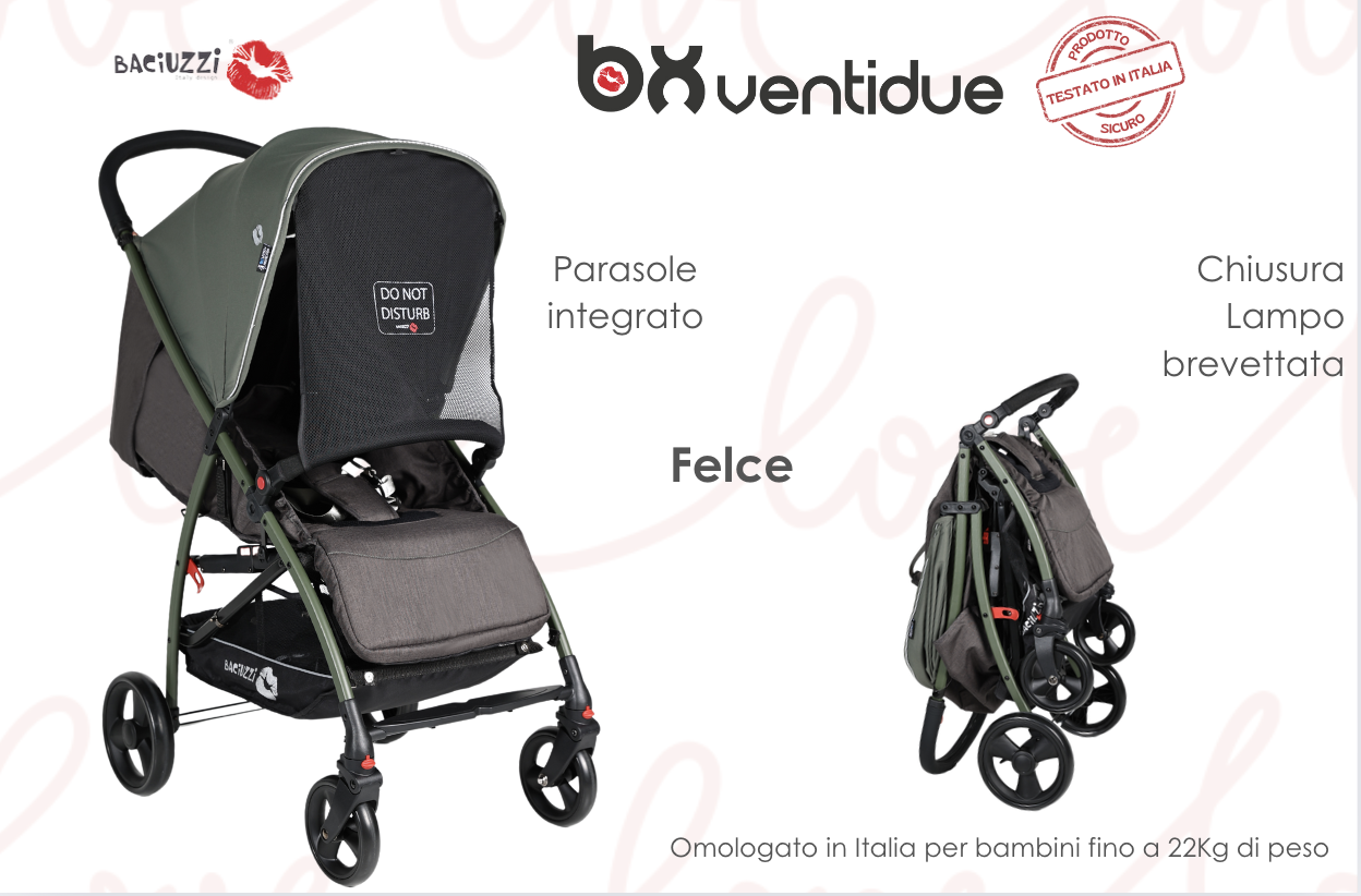 Baciuzzi passeggino BX 22 Felce