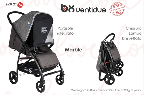 Baciuzzi passeggino BX 22 Marble