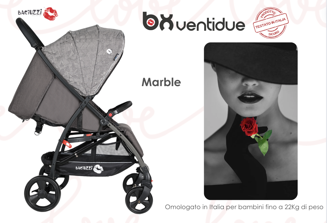 Baciuzzi passeggino BX 22 Marble