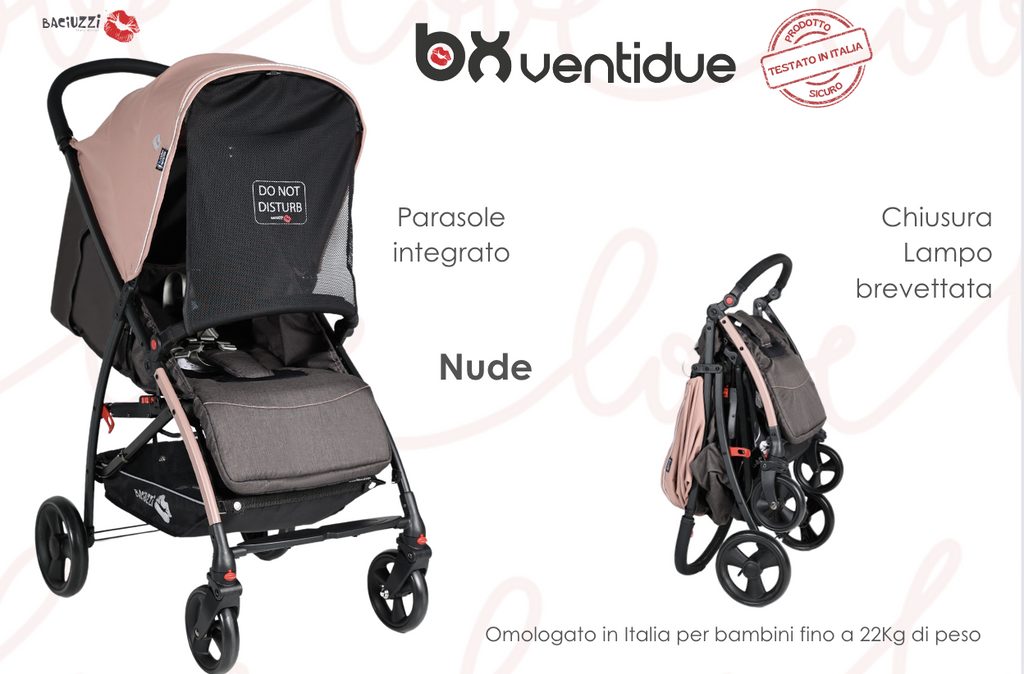 Baciuzzi passeggino BX 22 Nude