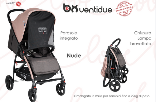 Baciuzzi passeggino BX 22 Nude