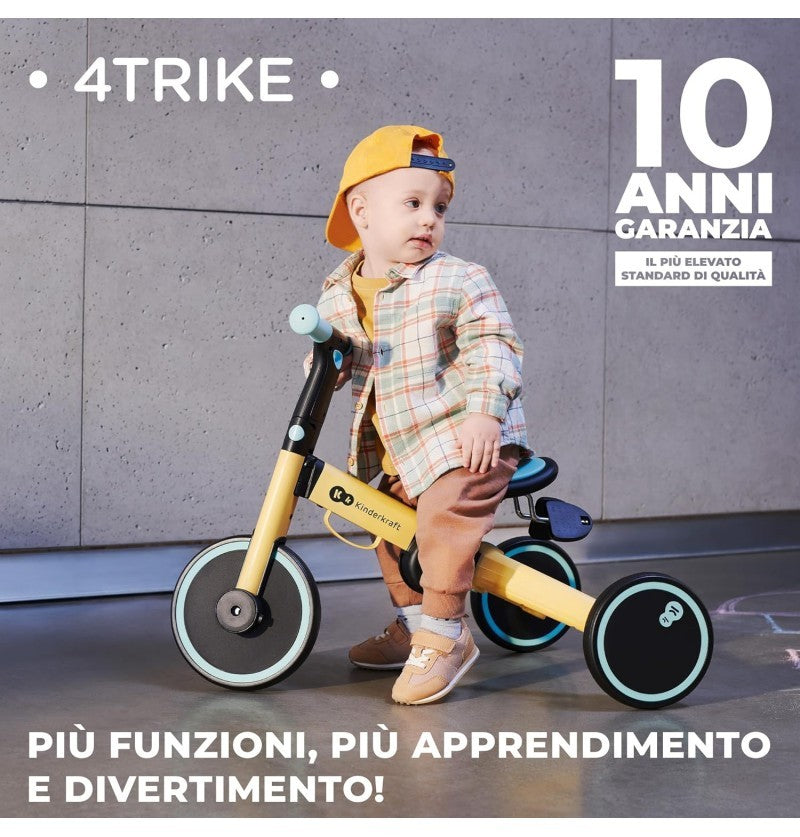 Kinderkraft triciclo 4Trike SUNFLOWER BLUE