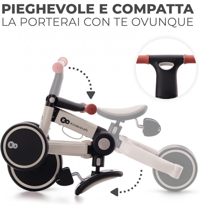 Kinderkraft triciclo 4Trike SILVER GREY