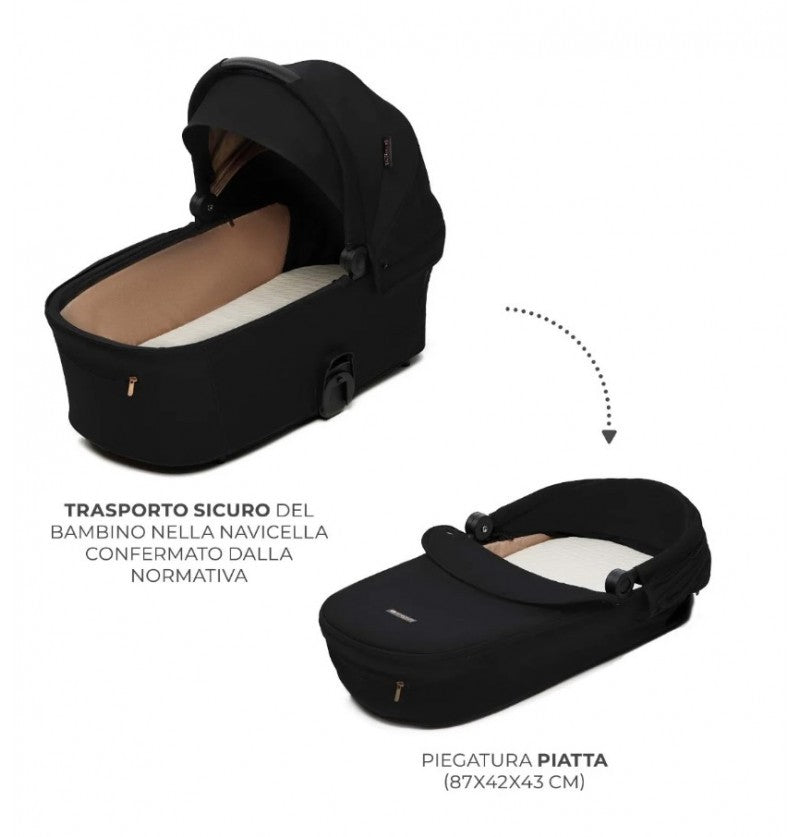 Kinderkraft DUO Passeggino ,Carrozzina e Borsa NEA 2 SOFT BEIGE