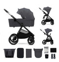 Kinderkraft Trio Passeggino ,Carrozzina,Ovetto e Borsa NEA 2 DEEP GREY