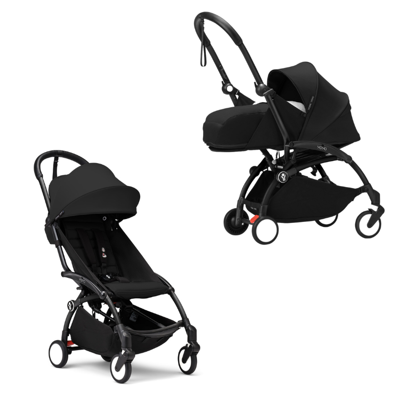 Stokke Duo Yoyo³ Kit 0+ e 6+ Black/Black