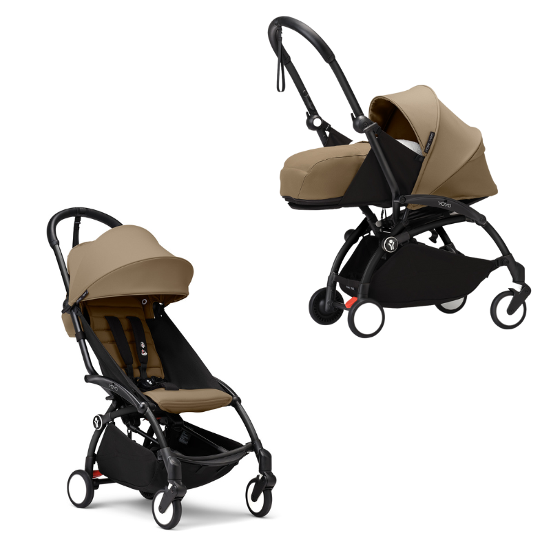 Stokke Duo Yoyo³ Kit 0+ e 6+ Black/Toffee