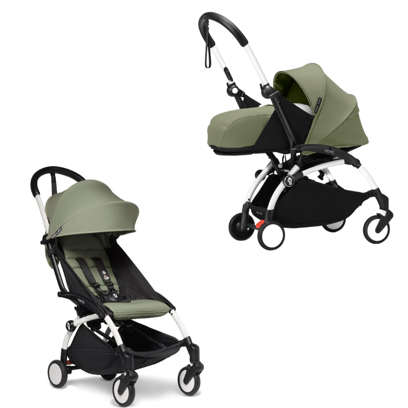 Stokke Duo Yoyo³ Kit 0+ e 6+ White/Olive