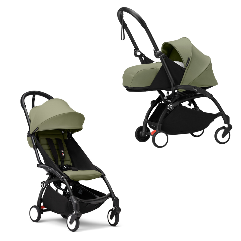 Stokke Duo Yoyo³ Kit 0+ e 6+ Black/Olive