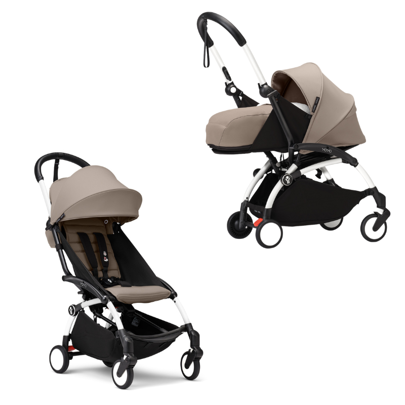 Stokke Duo Yoyo³ Kit 0+ e 6+ White/Taupe