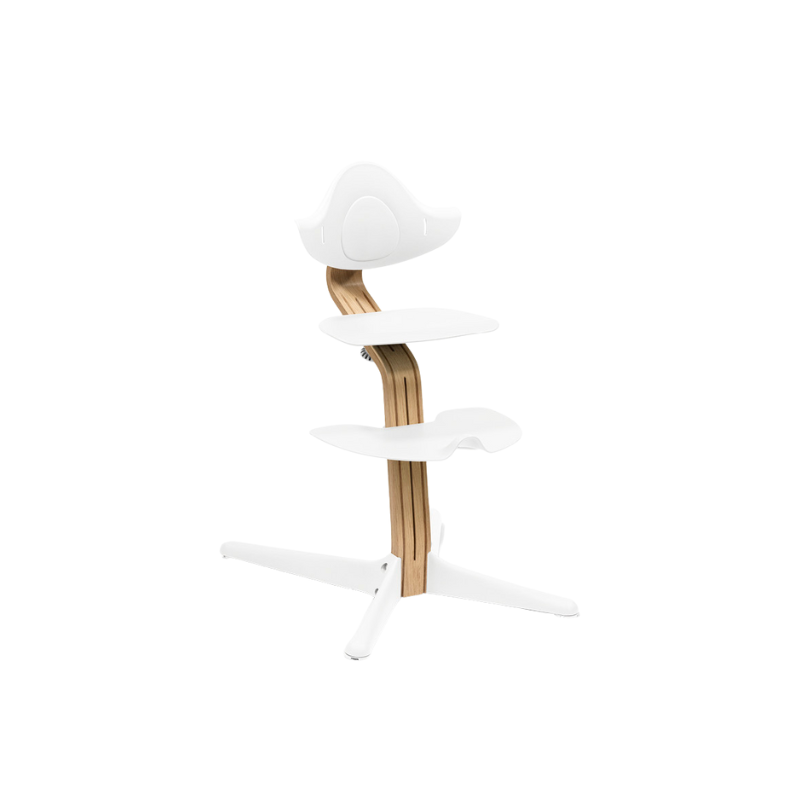 Stokke Sedia Nomi Oak White con Baby Set Omaggio