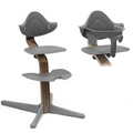 Stokke Sedia Nomi Walnut Grey con Baby Set Omaggio