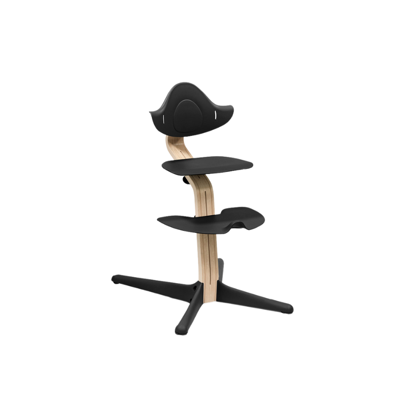 Stokke Sedia Nomi Natural Black con Baby Set Omaggio