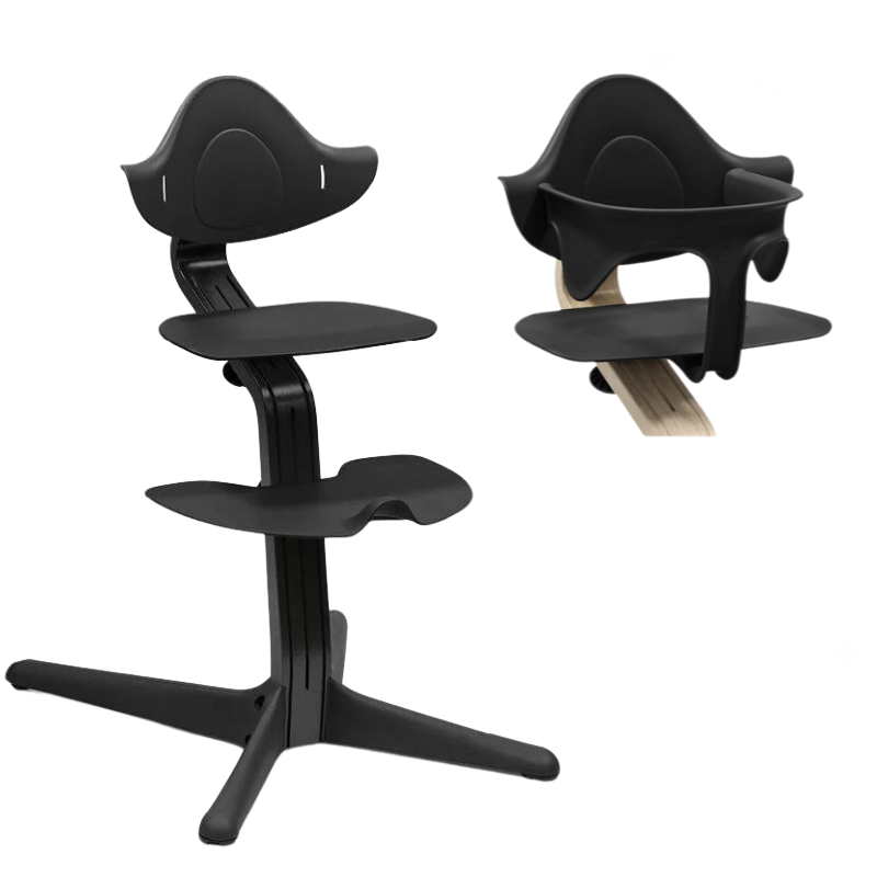 Stokke Sedia Nomi Total Black con Baby Set Omaggio