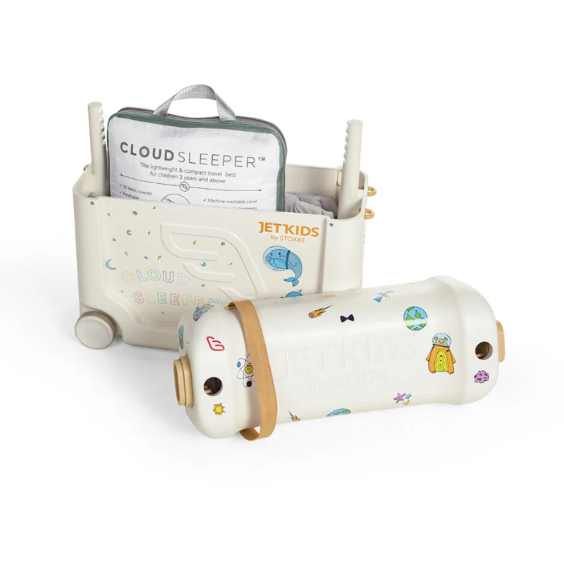 JetKids by Stokke BedBox Midnight Grey Con Cloudsleeper omaggio