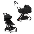 Stokke Passeggino Yoyo³ con bassinet 0 e 6+ Black/Black