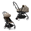 Stokke Yoyo³ con bassinet e rivestimento 6+ Black/Taupe