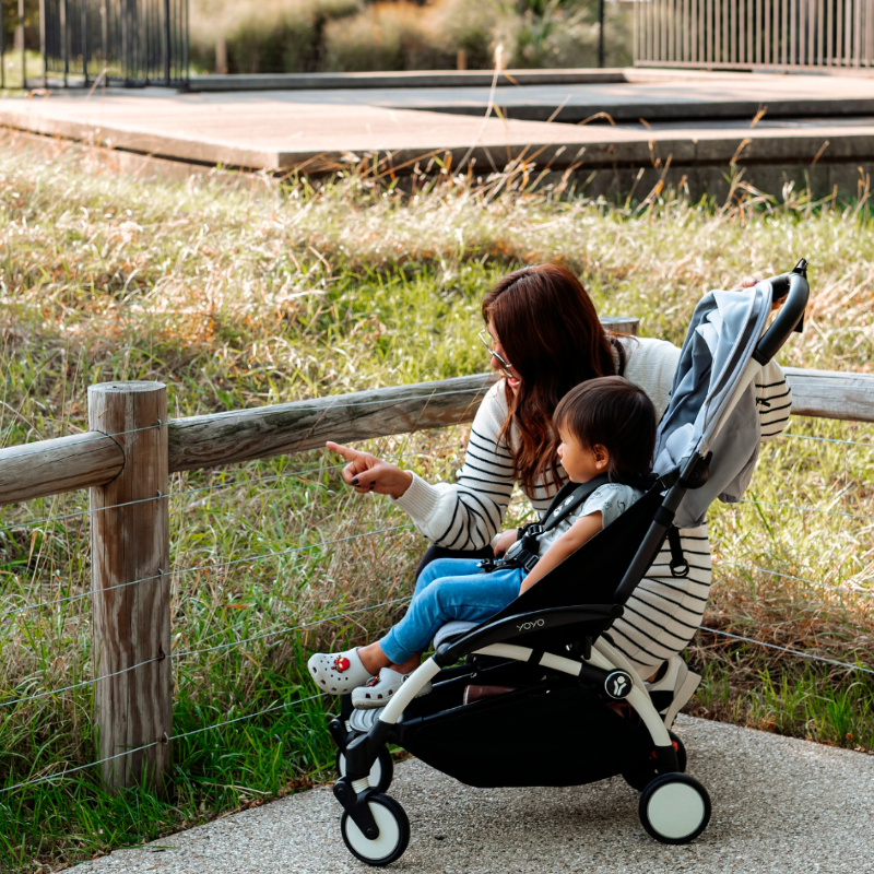 Stokke Yoyo³ con bassinet e rivestimento 6+ White/Olive