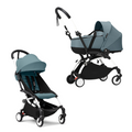 Stokke Yoyo³ con bassinet e rivestimento 6+ White/Aqua