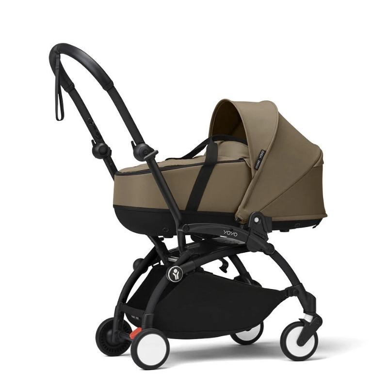 Stokke Yoyo³ con bassinet e rivestimento 6+ Black/Toffee