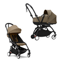 Stokke Yoyo³ con bassinet e rivestimento 6+ Black/Toffee