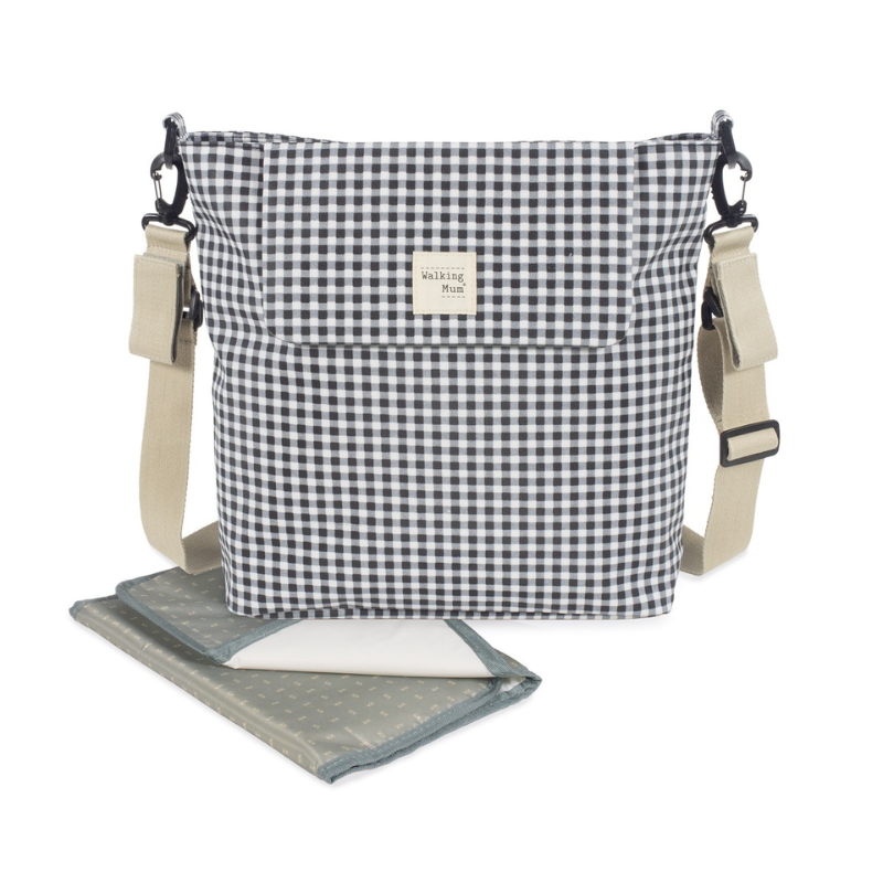 Pasito a Pasito Borsa Fasciatoio I Love Vichy Nero