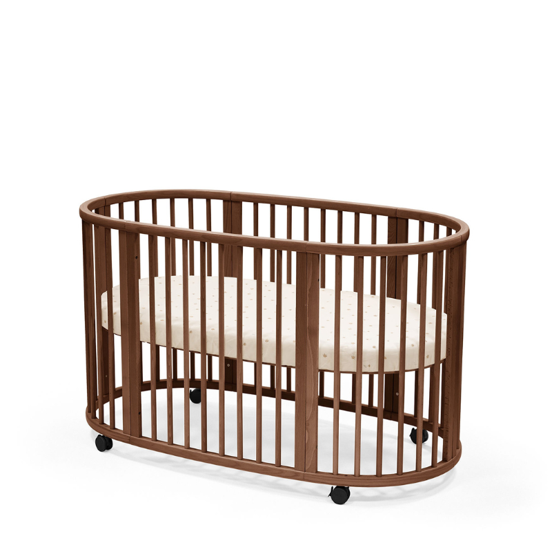 Stokke Sleepi Bed V3 Lenzuolo Sotto Flower Ecru