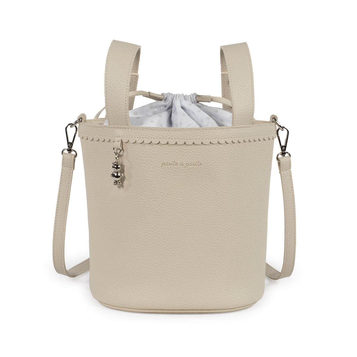 Pasito a Pasito Borsa a sacchetto - Linea Icon Cream