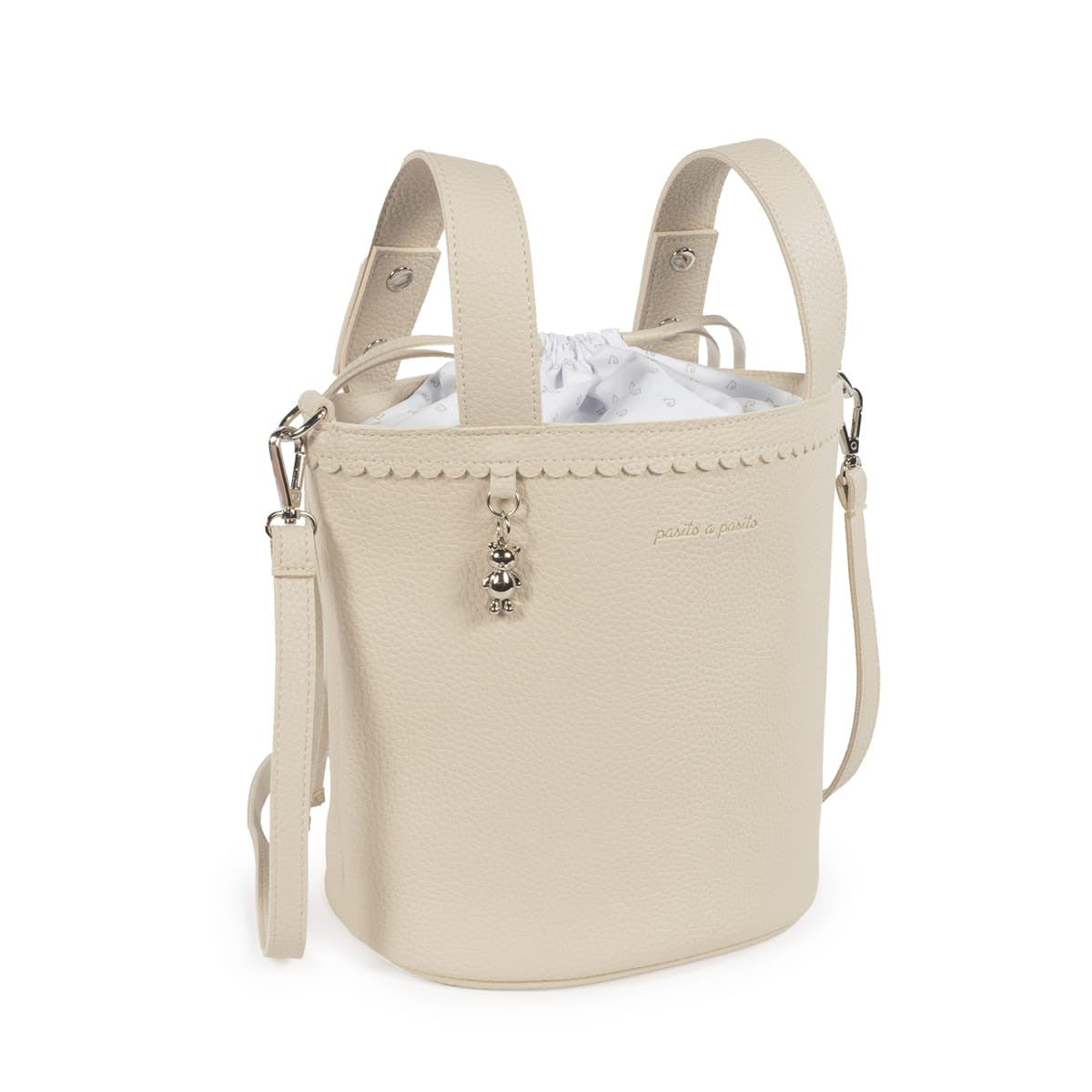 Pasito a Pasito Borsa a sacchetto - Linea Icon Cream