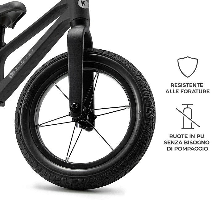 Kinderkraft Bicicletta per Bambini ETER Nera