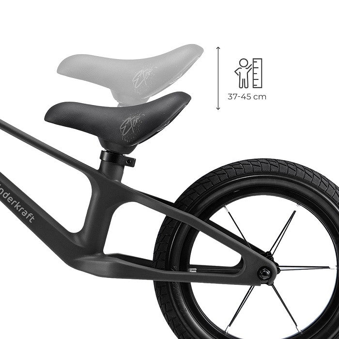 Kinderkraft Bicicletta per Bambini ETER Nera