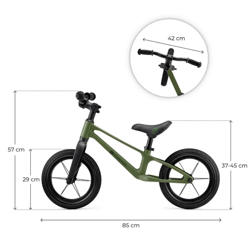 Kinderkraft Bicicletta per Bambini ETER Verde