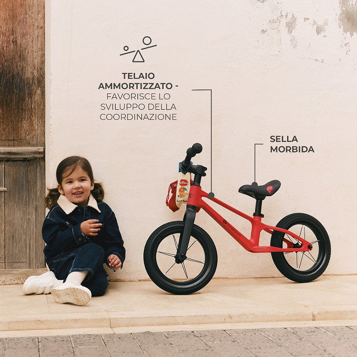 Kinderkraft Bicicletta per Bambini ETER Rosso