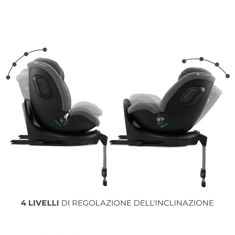 Kinderkraft Seggiolino auto 0-36kg XRIDER 2 I-size Grigio