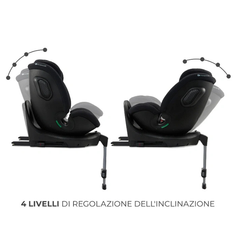 Kinderkraft Seggiolino auto 0-36kg XRIDER 2 I-size Nero